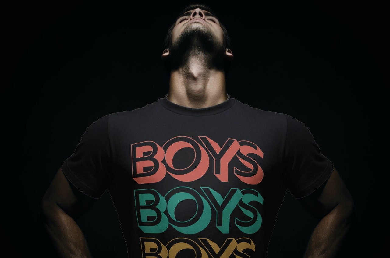 Boys Boys Boys Short Sleeve Unisex T Shirt Graphic Tee – Warm & Stylish · High-Quality Print