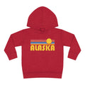 Alaska Toddler Hoodie Retro Sunrise Unisex Alaska Toddler Sweatshirt Personalization Available Hoodie – Cozy Vibes · Top Pick For Any Outfit