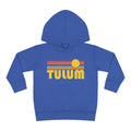 Tulum Mexico Toddler Hoodie Retro Sunrise Unisex Tulum Toddler Sweatshirt Personalization Available Hoodie – Bold Style · Trending Graphic Apparel