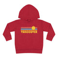 Vancouver Canada Toddler Hoodie Retro Sunrise Unisex Vancouver Toddler Sweatshirt Personalization Available Hoodie – Fan Favorite · High-Quality Print