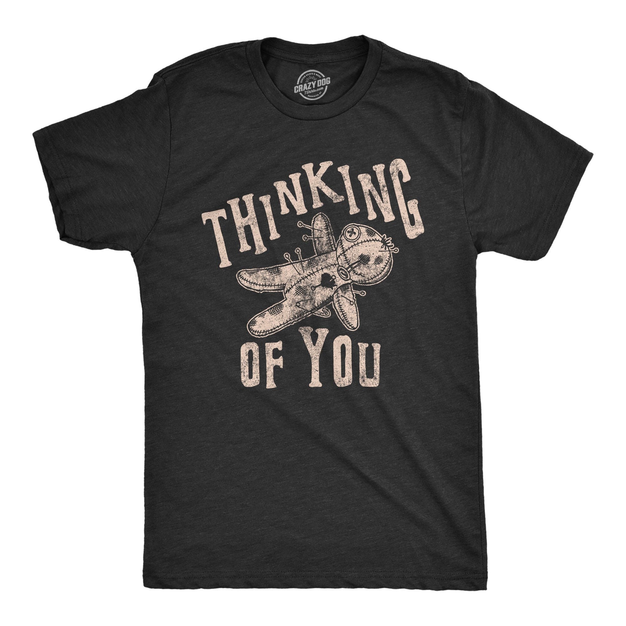 Thinking of You Voodoo Dolls Ex Shirts Funny Shirts Halloween Shirt Voodoo Shirt Halloween Shirt Funny Voodoo Shirts Funny Halloween Graphic Tee – Fan Favorite · High-Quality Print