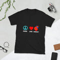 Peace Love Cardiology Medical Doctor Hospital Short Sleeve Unisex T Shirt Graphic Tee – Fan Favorite · Must-Have Style