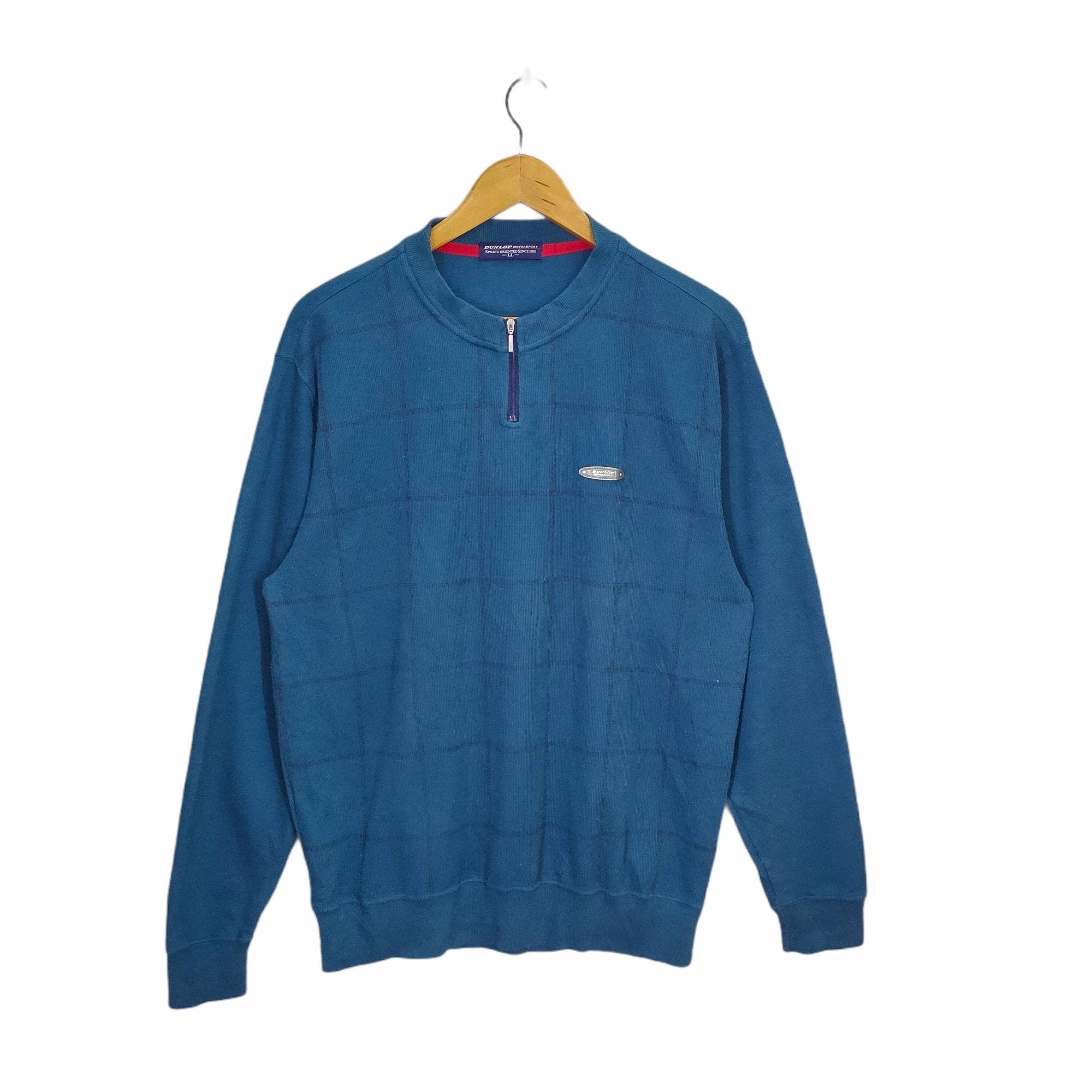 Dunlop Motorsport Sweatshirt Vintage Dunlop Racing Team Sweater Jumper Pullover Womens Size L Sweatshirt – Warm & Stylish · Must-Have Style