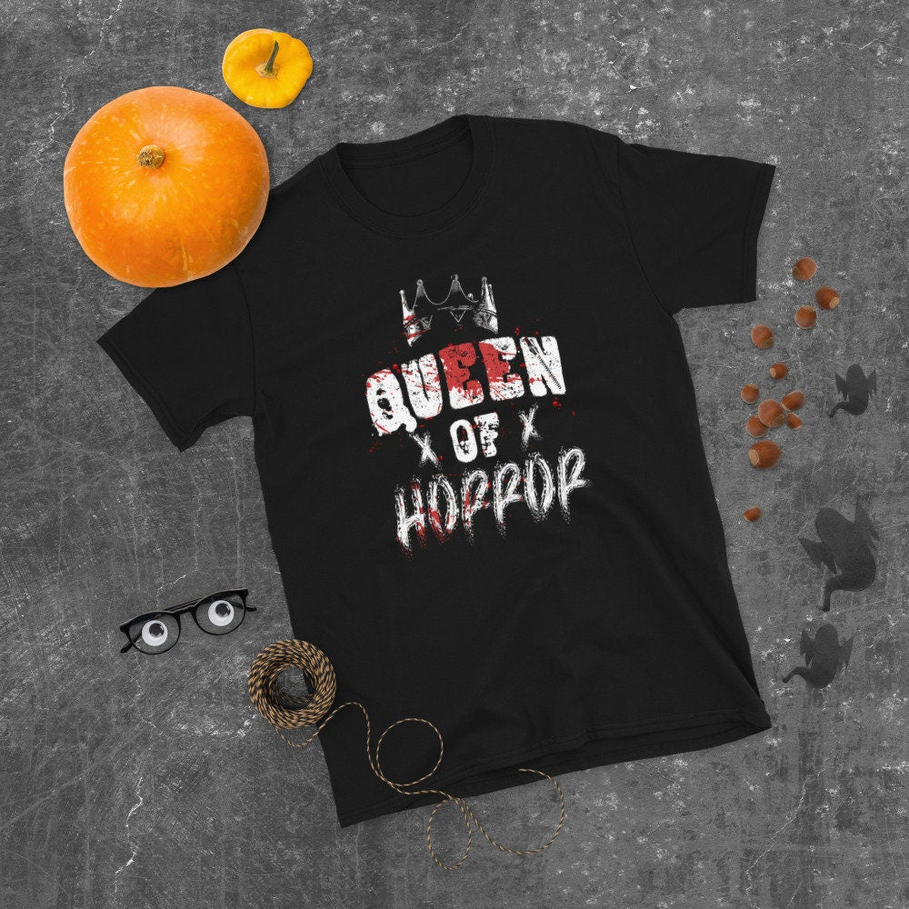 Queen Of Horror Halloween T Shirt Graphic Tee – Easygoing Wear · Top Pick For Any Outfit