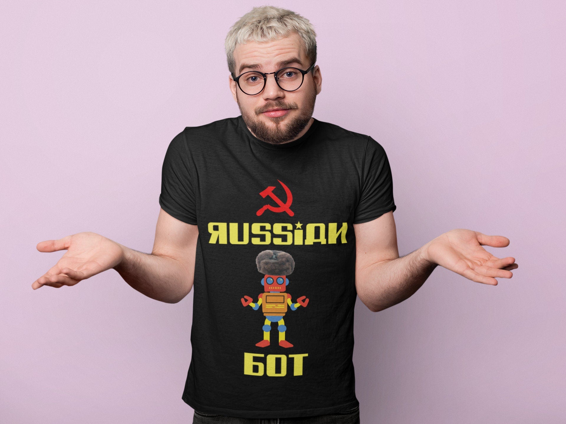 Russian Bot Short Sleeve Unisex T Shirt Graphic Tee – Easygoing Wear · Trending Graphic Apparel