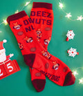 Christmas Socks Adult Humor Socks Men39s Socks Deez Nuts Funny Socks Festive Socks Christmas Gift Nutcracker Socks Compression Socks Graphic Tee – Cozy Vibes · Perfect For Daily Wear