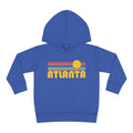 Atlanta Georgia Toddler Hoodie Retro Sunrise Unisex Atlanta Toddler Sweatshirt Personalization Available Hoodie – Soft Feel · Top Pick For Any Outfit
