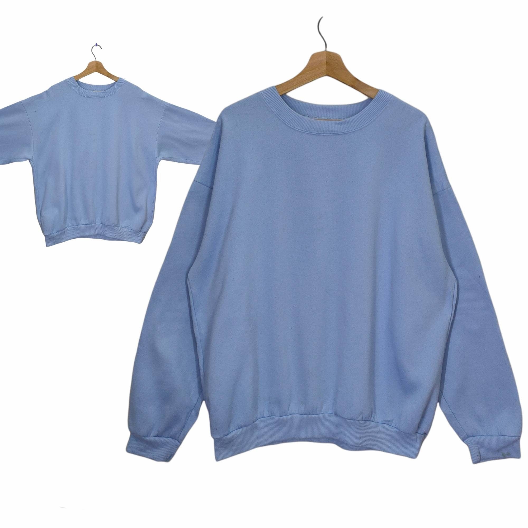 90s Speedy USA Blank Sweatshirt Vintage Plain Sweater Jumper Pullover Crewneck Made in USA Blue Size 2XL Sweatshirt – Fan Favorite · Must-Have Style