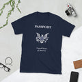 American Passport Short Sleeve Unisex T Shirt Graphic Tee – Soft Feel · High-Quality Print