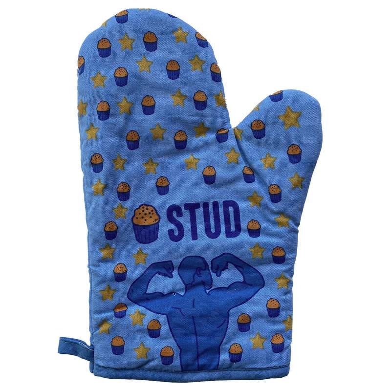 Stud Muffin Husband Gifts Chef Breakfast Lovers Housewarming Gift Pot Holder Christmas Gift Hostess Gift Funny Oven Mitts Graphic Tee – Premium Graphic · Trending Graphic Apparel
