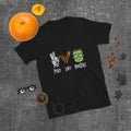 Peace Love Monsters Halloween Scary Short Sleeve Unisex T Shirt Graphic Tee – Cozy Vibes · Perfect For Daily Wear