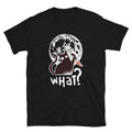 What Moon and Scary Black Cat Scary Halloween Unisex T Shirt Graphic Tee – Soft Feel · Trending Graphic Apparel
