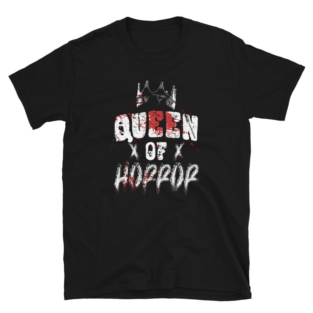 Queen of Horror Halloween T Shirt Graphic Tee – Warm & Stylish · Top Pick For Any Outfit