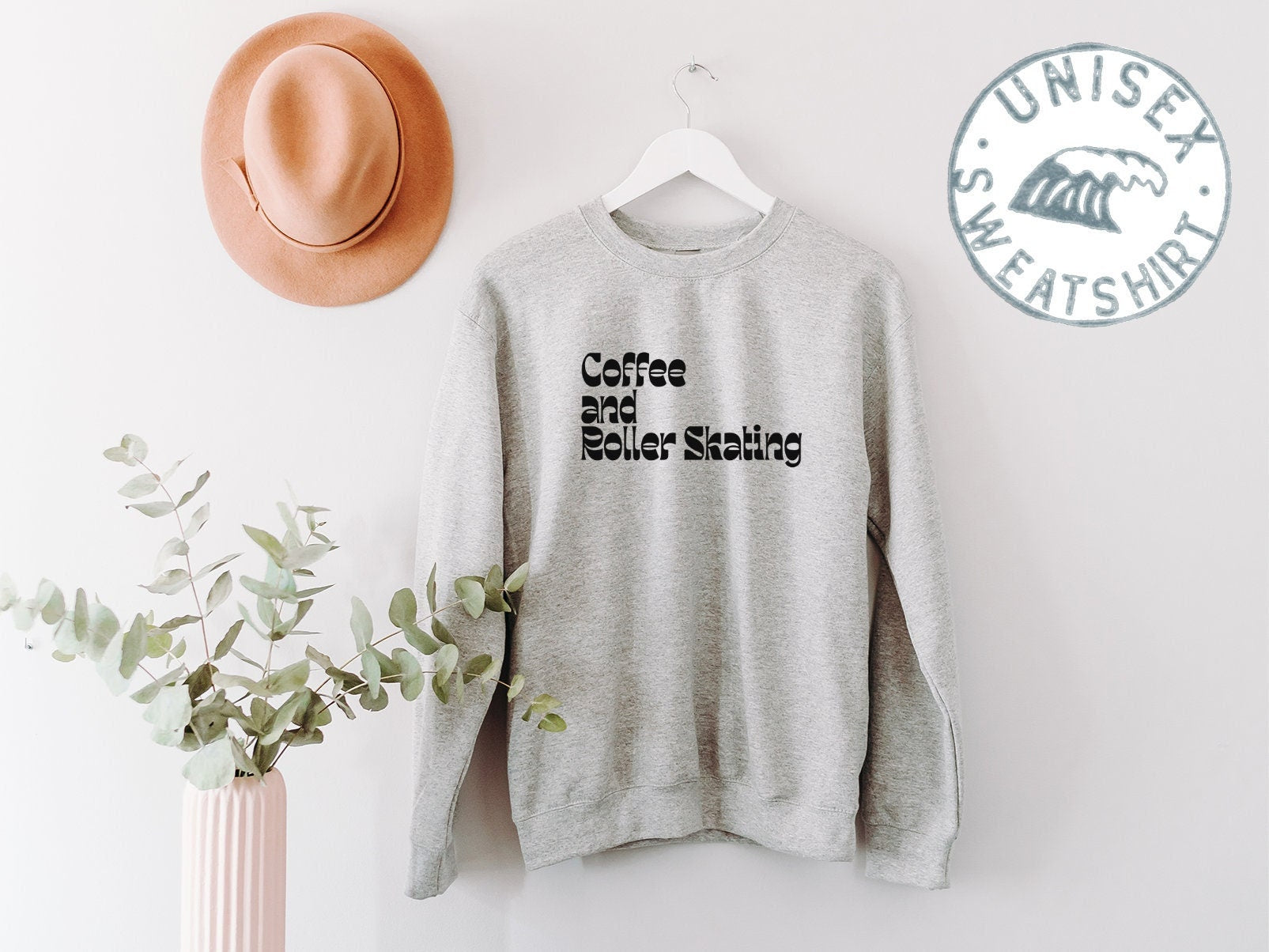 Roller Skating Skate Skater 70s 1970s Retro Sweatshirt Funny Sweater Shirt Birthday Gifts for Men and Women Sweatshirt – Premium Graphic · Trending Graphic Apparel
