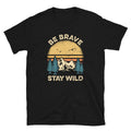 Retro Sunset Mountain Hiker Stay Wild Unisex T Shirt Graphic Tee – Bold Style · Must-Have Style