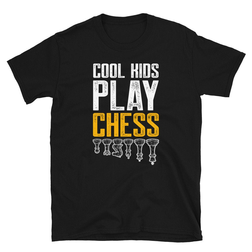 Cool Kids Play Chess Playing Chess Unisex T Shirt Graphic Tee – Warm & Stylish · High-Quality Print