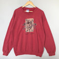Vintage 90s Grand Canyon Big Logo Printed Sweatshirt Crewneck Colour Maroon Size Large Sweatshirt – Cozy Vibes · High-Quality Print
