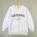Vintage 90s Arizona Jean Company American Clothing Embroidery Logo Sweatshirt Crewneck Colour Light Grey Size Large Sweatshirt – Premium Graphic · Must-Have Style