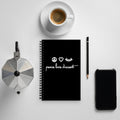 Peace Love Dissent Spiral notebook Graphic Tee – Aesthetic Look · Great Gift For Fans