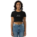 Peace Love Dissent Organic Crop Top Graphic Tee – Premium Graphic · Top Pick For Any Outfit