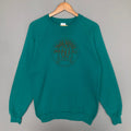Vintage 90s Fruit Of The Loom Tag Trade Service 60 Focus Big Logo Print Sweatshirt Crewneck Colour Green Size Large Sweatshirt – Warm & Stylish · High-Quality Print