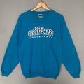 Vintage 00s Elite Volleyball Big Print Sweatshirt Crewneck Colour Blue Size Medium Sweatshirt – Aesthetic Look · Trending Graphic Apparel