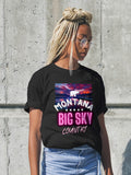 Montana Big Sky Country Short Sleeve Unisex T Shirt Graphic Tee – Easygoing Wear · High-Quality Print
