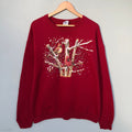 Vintage 00s Jerzees Tag Bird Big Print Logo Sweatshirt Crewneck Colour Maroon Size X large Sweatshirt – Cozy Vibes · High-Quality Print