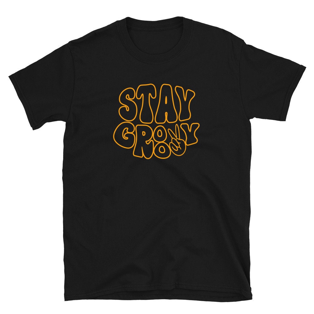 Stay Groovy Hippie Living Unisex T Shirt Graphic Tee – Premium Graphic · Perfect For Daily Wear