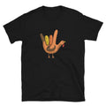 Funny Turkey Hand Gesture Thanksgiving Unisex T Shirt Graphic Tee – Easygoing Wear · Perfect For Daily Wear