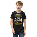 Son of Heavy Equipment Operator Superhero Dad Papa Excavator Driver Youth Short Sleeve T Shirt Graphic Tee – Premium Graphic · Perfect For Daily Wear