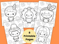 Thanksgiving Coloring Sheets Kids Party Games Thanksgiving Games Thanksgiving Activities Turkey Coloring Page Homeschool Printable Graphic Tee – Soft Feel · Trending Graphic Apparel