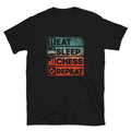 Eat Sleep Chess Repeat Chess Player Unisex T Shirt Graphic Tee – Bold Style · High-Quality Print