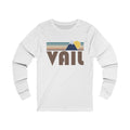 Vail Colorado Long Sleeve Shirt Unisex Fall Retro Mountain Long Sleeve Vail T Shirt Personalization Available Graphic Tee – Feel-Good Design · Great Gift For Fans