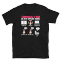 Things I Do In my Spare Time I Watch K Pop Unisex T Shirt Graphic Tee – Warm & Stylish · Perfect For Daily Wear