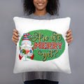 Are We Merry Yet Christmas Gnome Martini Holiday Basic Pillow Graphic Tee – Aesthetic Look · Must-Have Style
