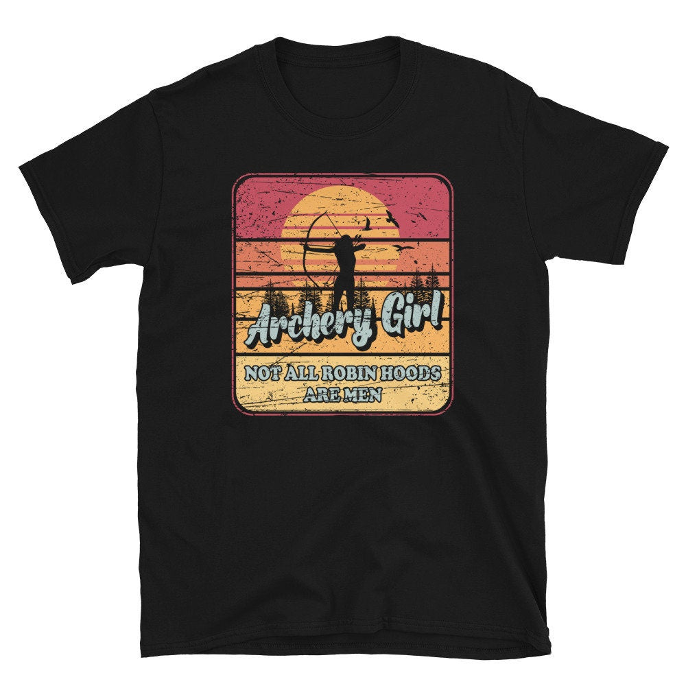 Just a Girl who Loves Archery Unisex T Shirt Graphic Tee – Cozy Vibes · Great Gift For Fans