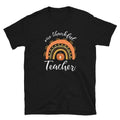 One Thankful Teacher Thanksgiving Unisex T Shirt Graphic Tee – Everyday Comfort · Top Pick For Any Outfit