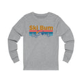 Ski Bum Long Sleeve Shirt Unisex Retro Mountain Sun Long Sleeve Ski Bum T Shirt Personalization Available Graphic Tee – Cozy Vibes · Must-Have Style
