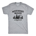 Morning Wood Campground Shirt Camping Shirts Funny Shirts Offensive Shirts Mens Shirts Joke Shirts Inappropriate Shirts Rude Shirts Graphic Tee – Soft Feel · Must-Have Style