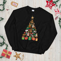 Festive Guinea Pig Xmas Tree Design Sweatshirt Sweatshirt – Aesthetic Look · Must-Have Style