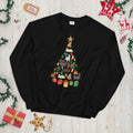 Cat Owner Festive Cute Cat Xmas Tree Design Sweatshirt Sweatshirt – Feel-Good Design · Top Pick For Any Outfit