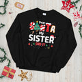 Dear Santa my Sister Did it Funny Christmas Sweater Graphic Tee – Premium Graphic · High-Quality Print