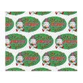Are We Merry Yet Christmas Gnome Martini Holiday White Throw Blanket Graphic Tee – Warm & Stylish · Perfect For Daily Wear