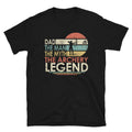 Dad The Man The Myth The Archery Legend T Shirt Graphic Tee – Soft Feel · High-Quality Print