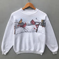 Vintage Y2K Tultex Tag Big Print Animals Logo Sweatshirt Crewneck Pullover Colour White Size Medium Sweatshirt – Feel-Good Design · Must-Have Style