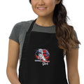 Native American Girl Lips Embroidered Apron Graphic Tee – Fan Favorite · Great Gift For Fans