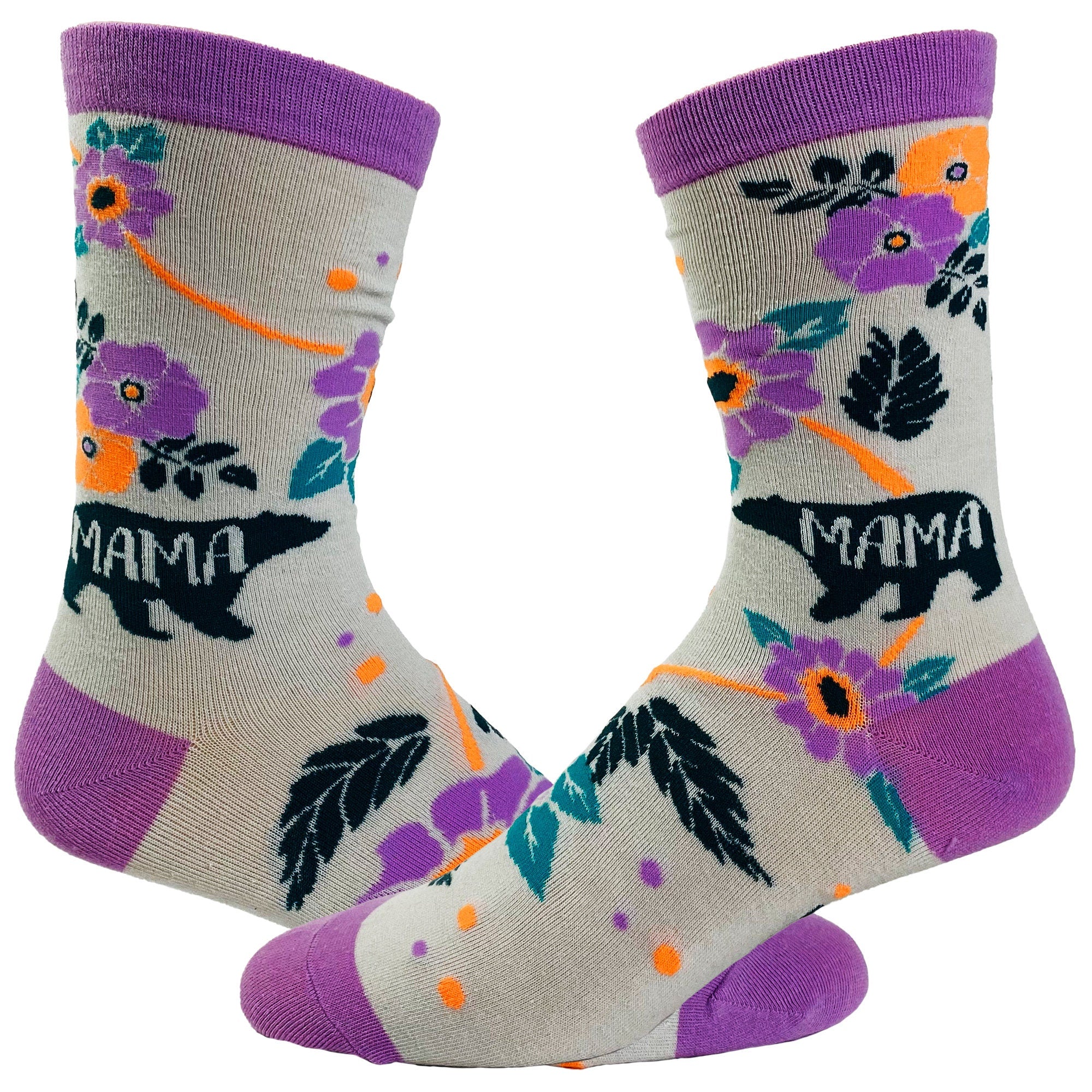 Womens Mama Bear Socks Compression Socks Funny Socks Women Crazy Camping Socks Mom Cute Socks For Mom Bear Socks Mother39s Day Gift Graphic Tee – Premium Graphic · Perfect For Daily Wear