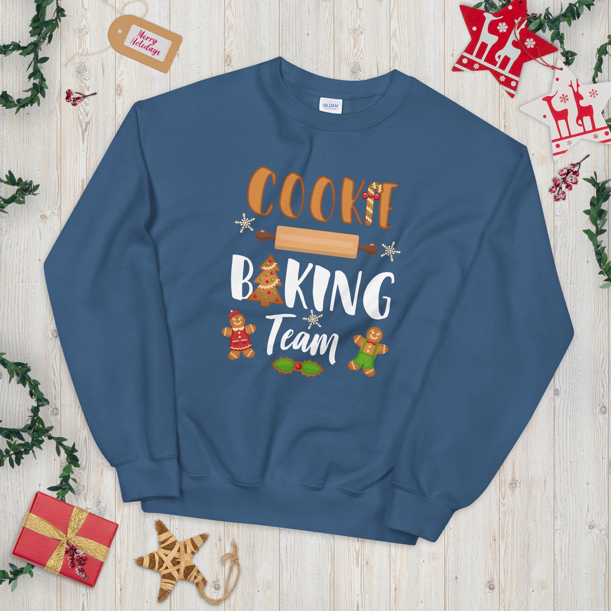 Cookie Baking Team Festive Unisex Sweatshirt Sweatshirt – Premium Graphic · Trending Graphic Apparel