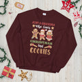 Just a Grandma Who Loves Christmas and Cookies Sweatshirt Sweatshirt – Cozy Vibes · Trending Graphic Apparel